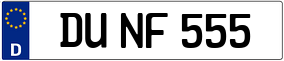 Truck License Plate